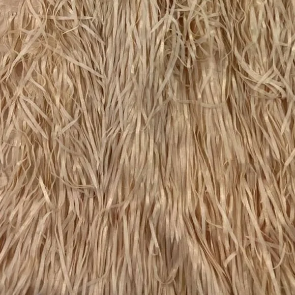 New Pin-Up Stars Women US S Beige Fringe Mini Dress | MSRP $189 - Picture 4 of 4